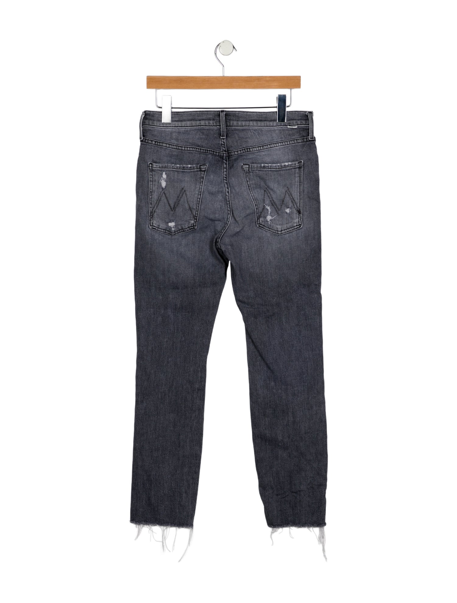 Mother Mid-Rise Straight Leg Jeans