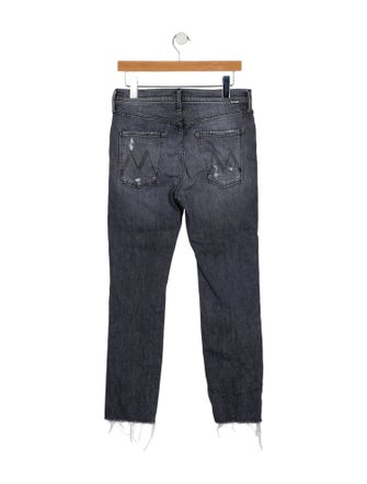 Mother Mid-Rise Straight Leg Jeans