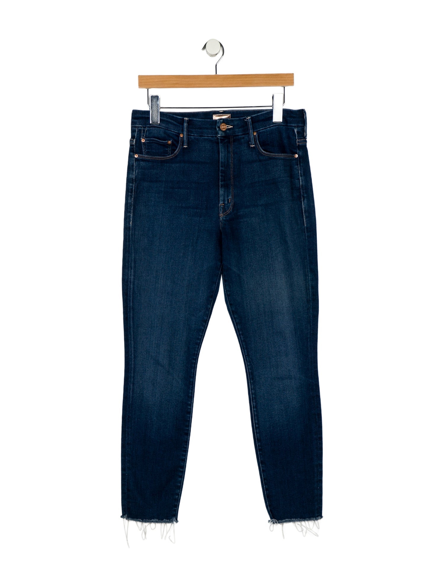 Mother Mid-Rise Skinny Leg Jeans