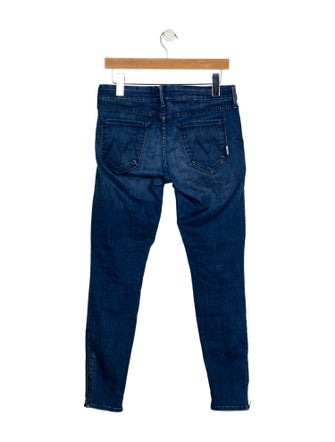 Mother Mid-Rise Skinny Leg Jeans