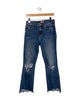 Mother Mid-Rise Straight Leg Jeans