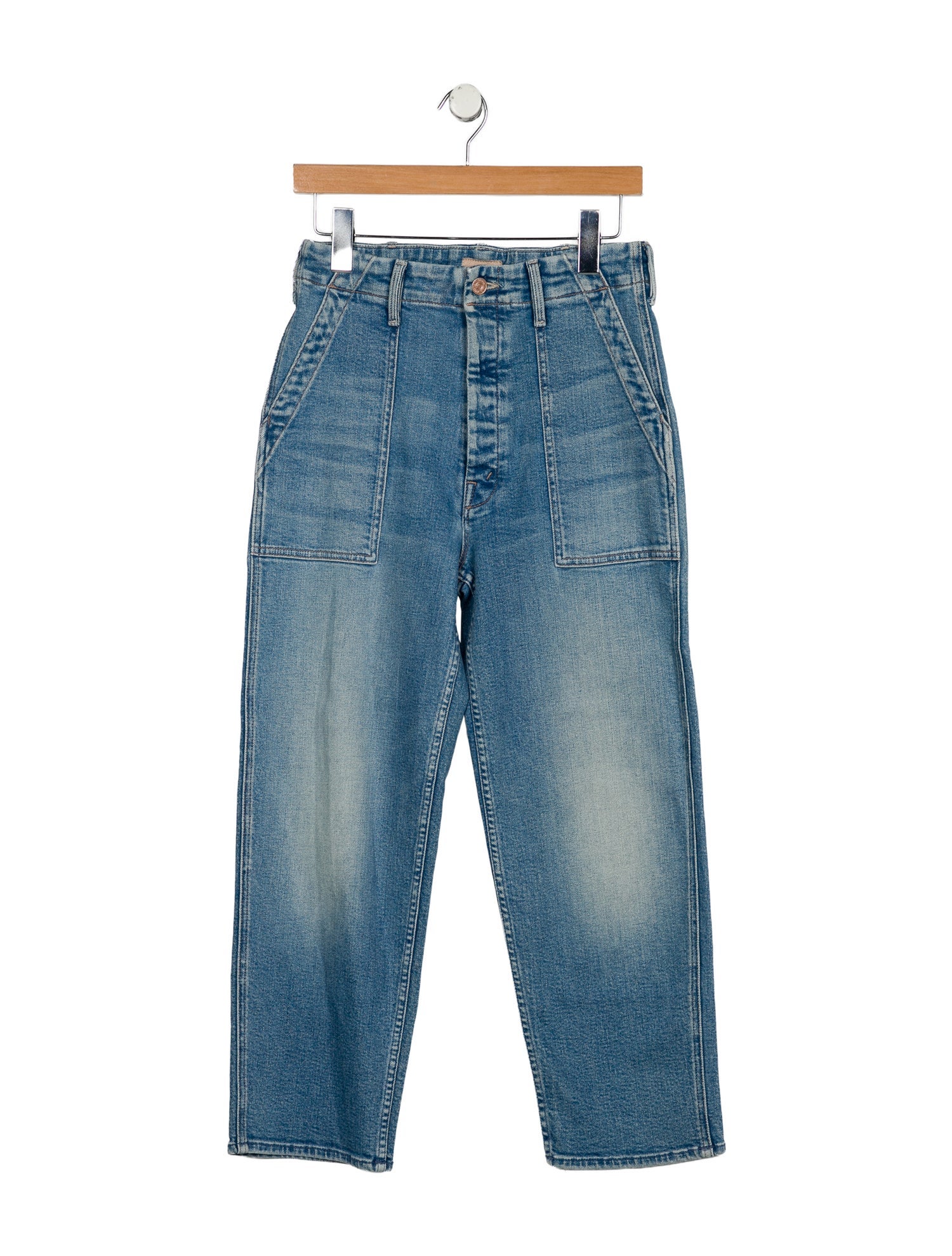 Mother High-Rise Straight Leg Jeans w/ Tags