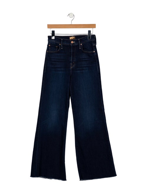 Mother Mid-Rise Wide Leg Jeans
