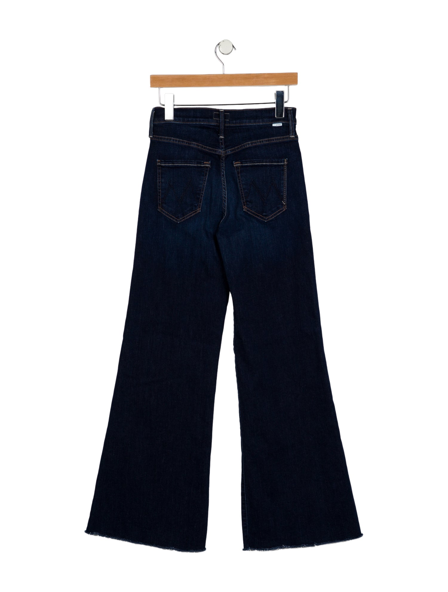 Mother Mid-Rise Wide Leg Jeans