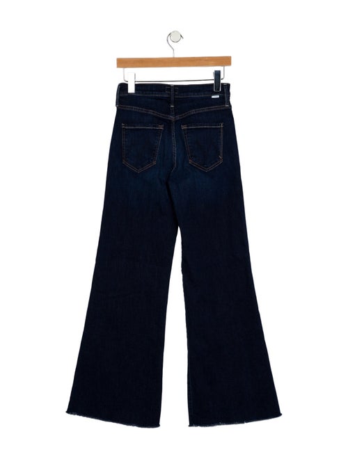 Mother Mid-Rise Wide Leg Jeans
