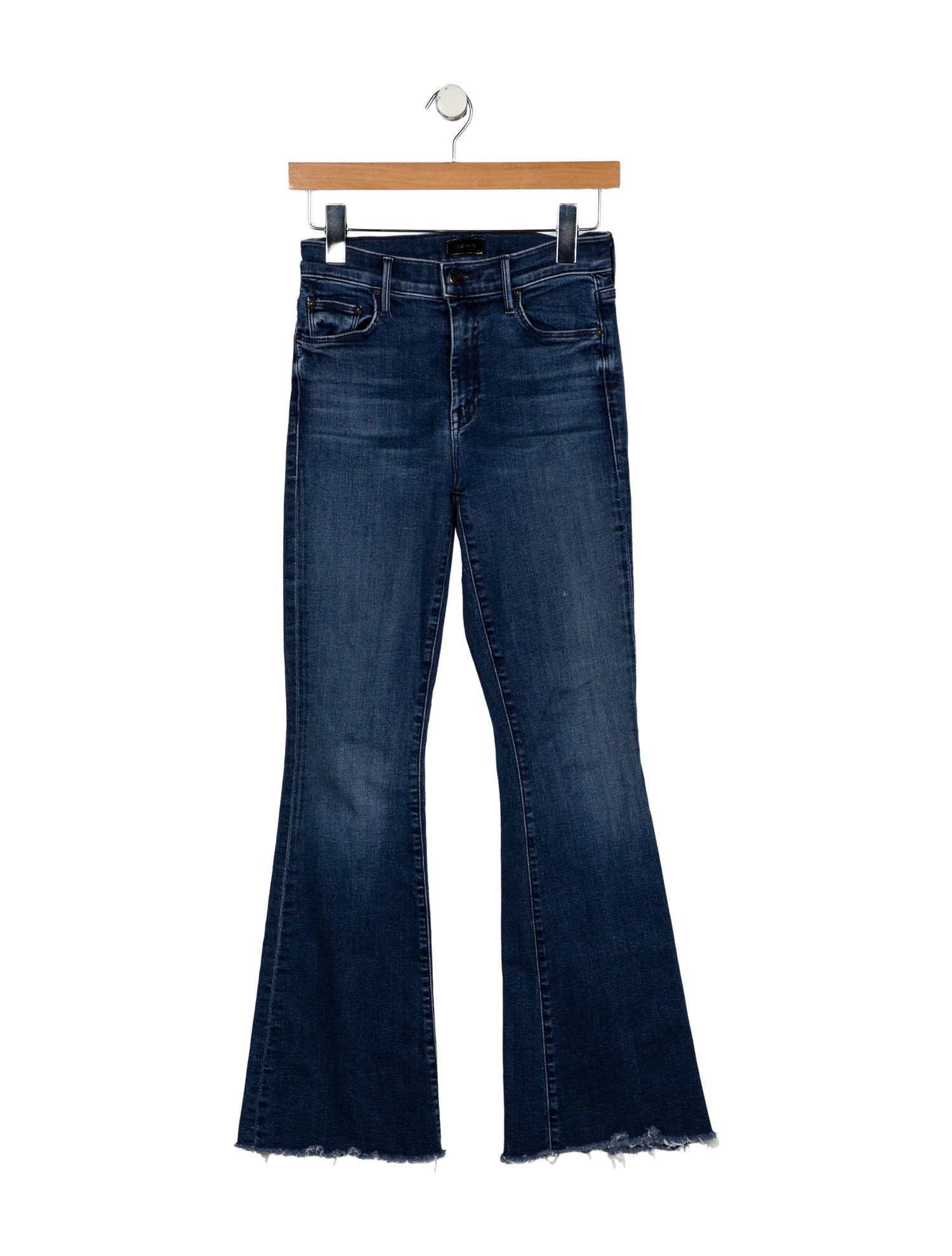 Mother Mid-Rise Wide Leg Jeans