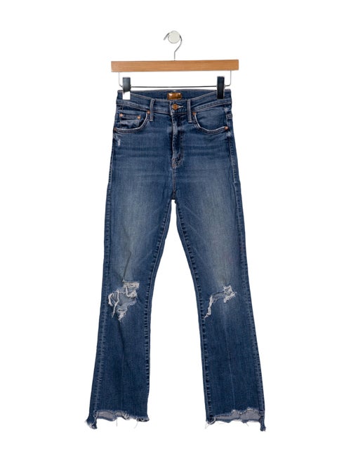 Mother Mid-Rise Straight Leg Jeans
