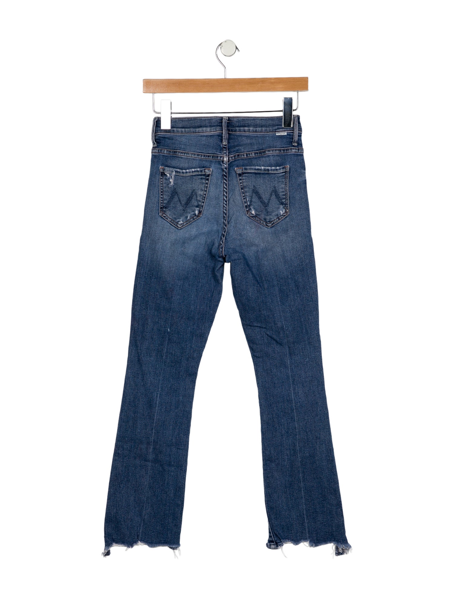 Mother Mid-Rise Straight Leg Jeans