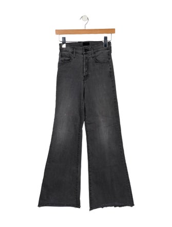 Mother Mid-Rise Wide Leg Jeans