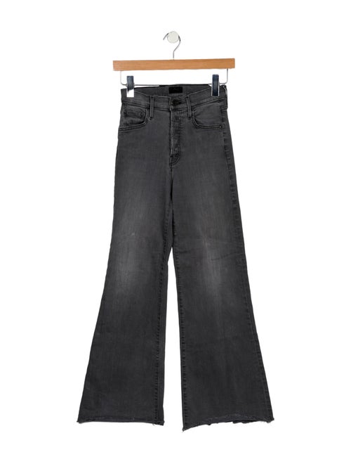 Mother Mid-Rise Wide Leg Jeans