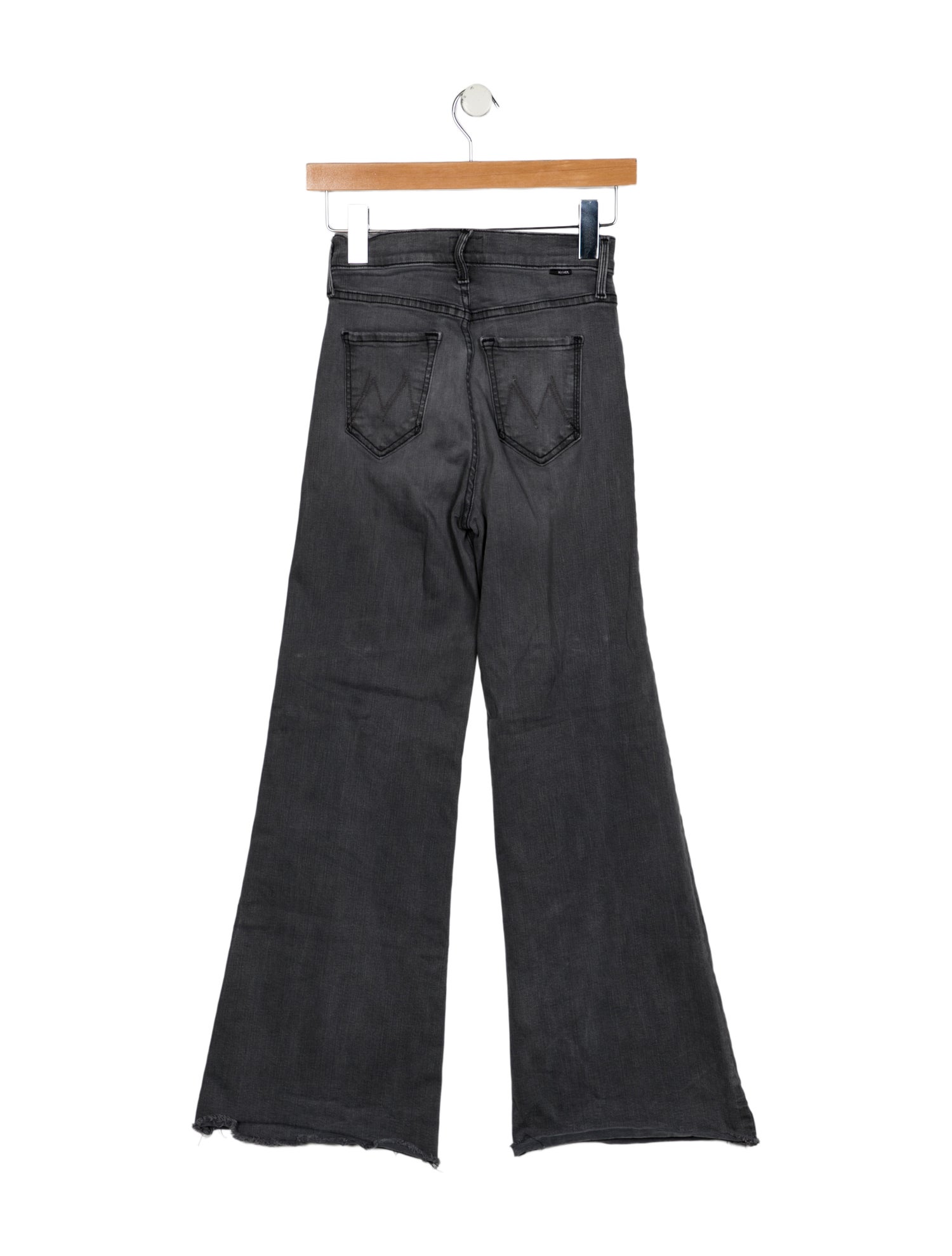 Mother Mid-Rise Wide Leg Jeans