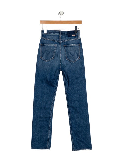 Mother High-Rise Straight Leg Jeans