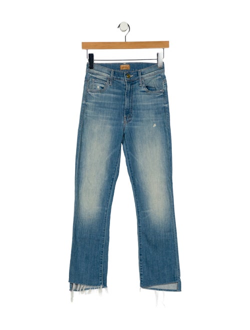 Mother Mid-Rise Straight Leg Jeans
