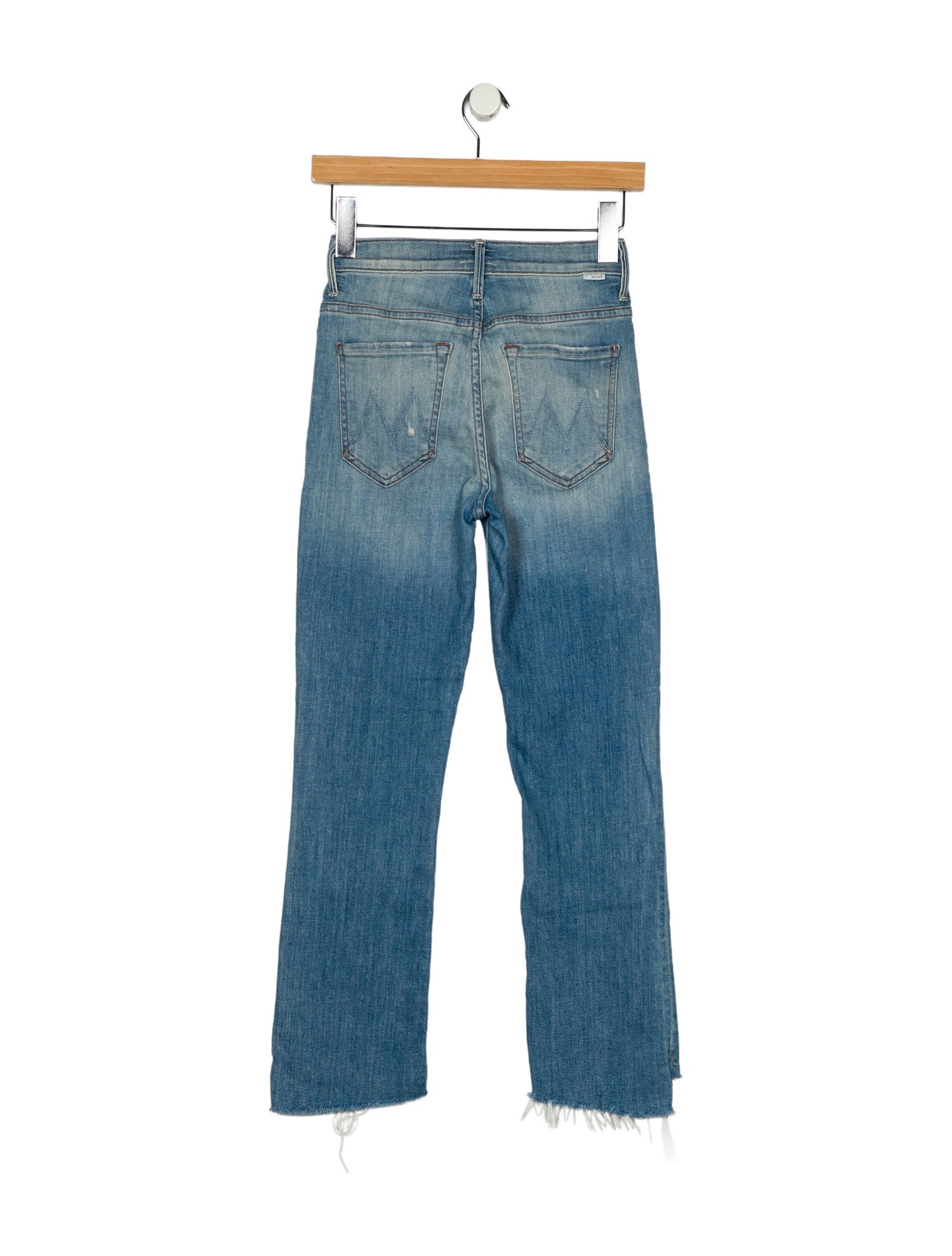 Mother Mid-Rise Straight Leg Jeans