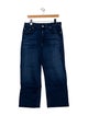 Mother Mid-Rise Wide Leg Jeans