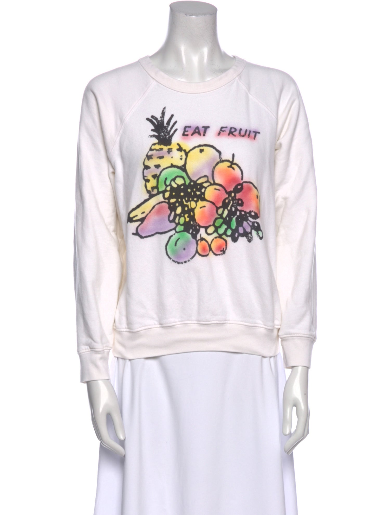 Mother Graphic Print Crew Neck Sweatshirt