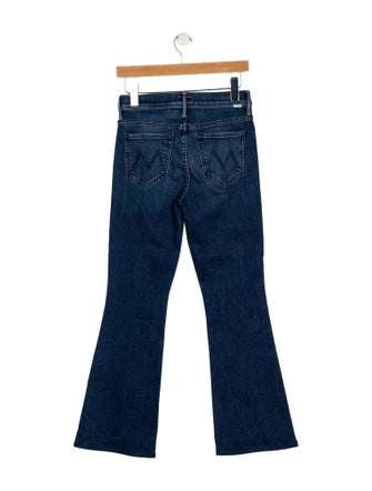 Mother Mid-Rise Wide Leg Jeans