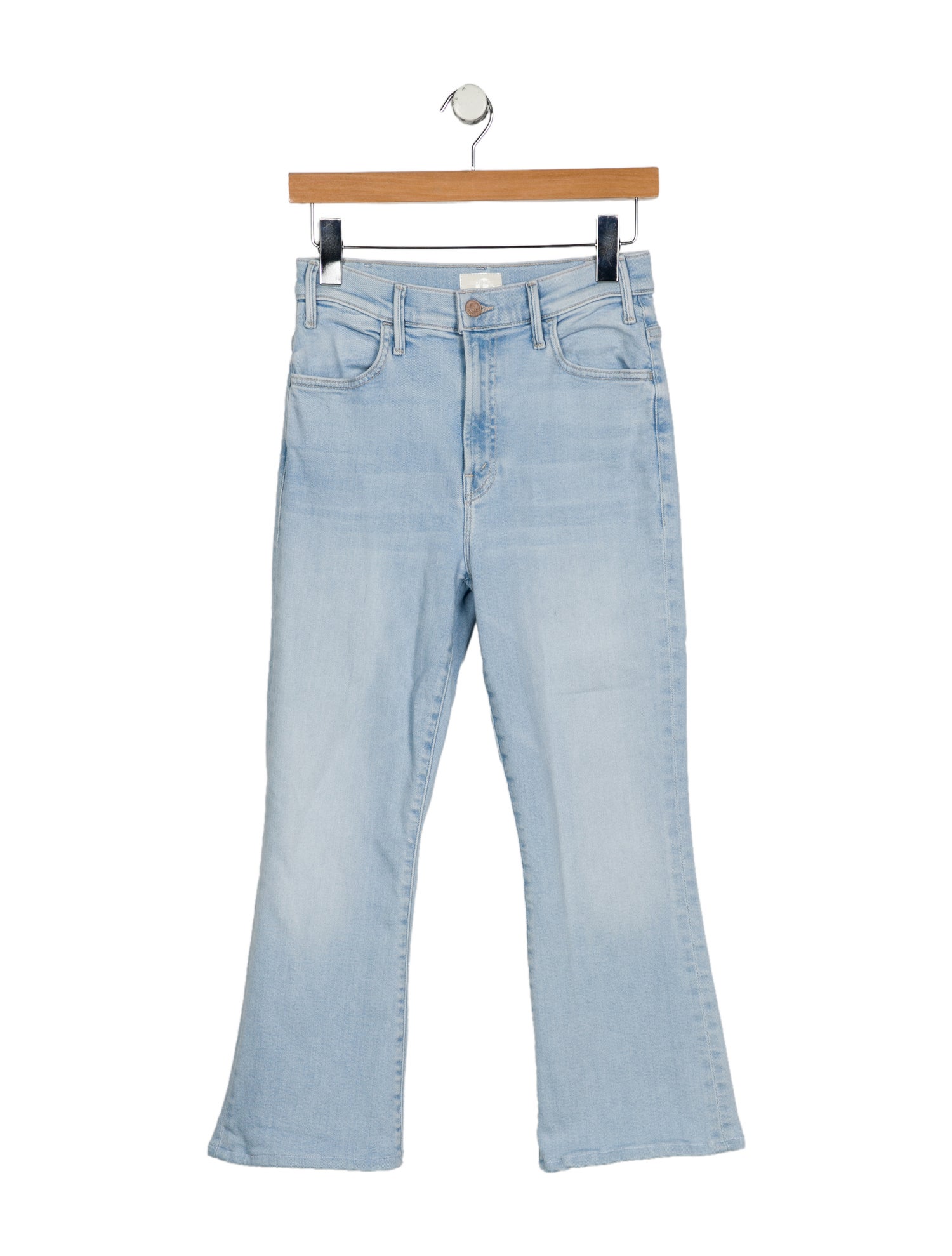 Mother Mid-Rise Straight Leg Jeans