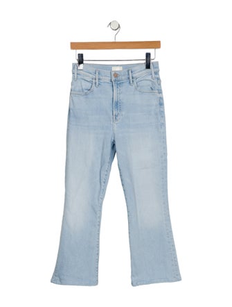 Mother Mid-Rise Straight Leg Jeans