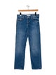 Mother Mid-Rise Straight Leg Jeans