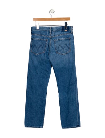 Mother Mid-Rise Straight Leg Jeans