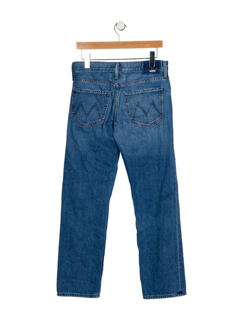 Mother Mid-Rise Straight Leg Jeans