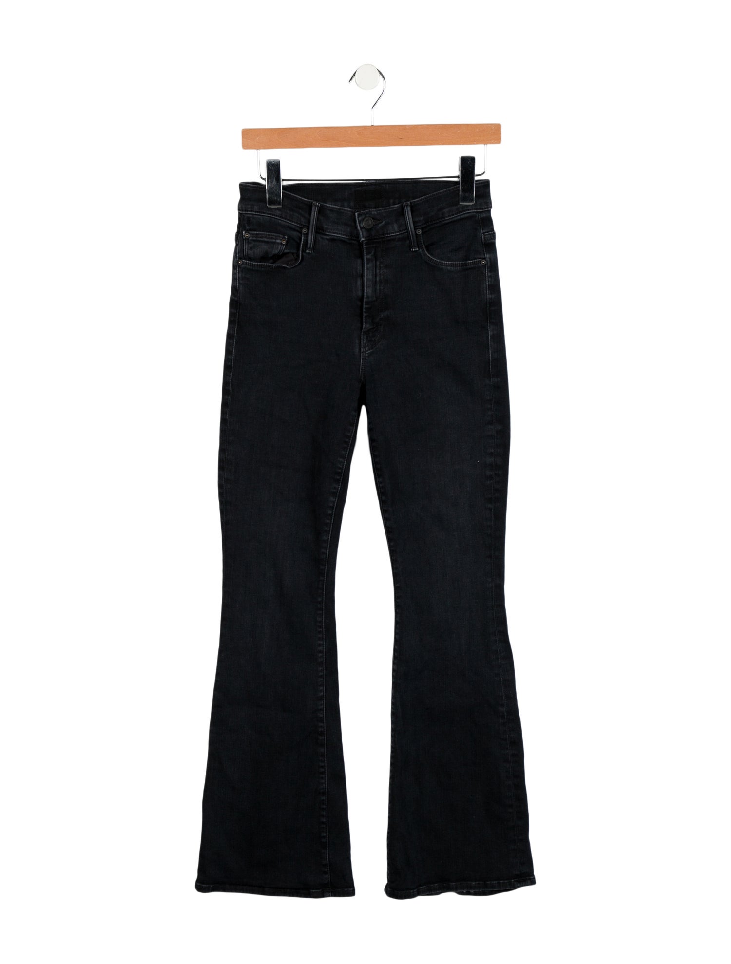 Mother Mid-Rise Wide Leg Jeans