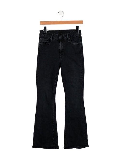 Mother Mid-Rise Wide Leg Jeans
