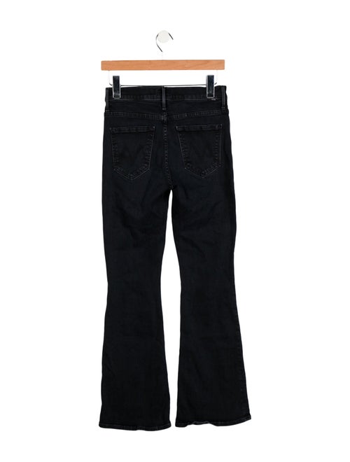 Mother Mid-Rise Wide Leg Jeans