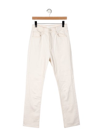 Mother High-Rise Straight Leg Jeans