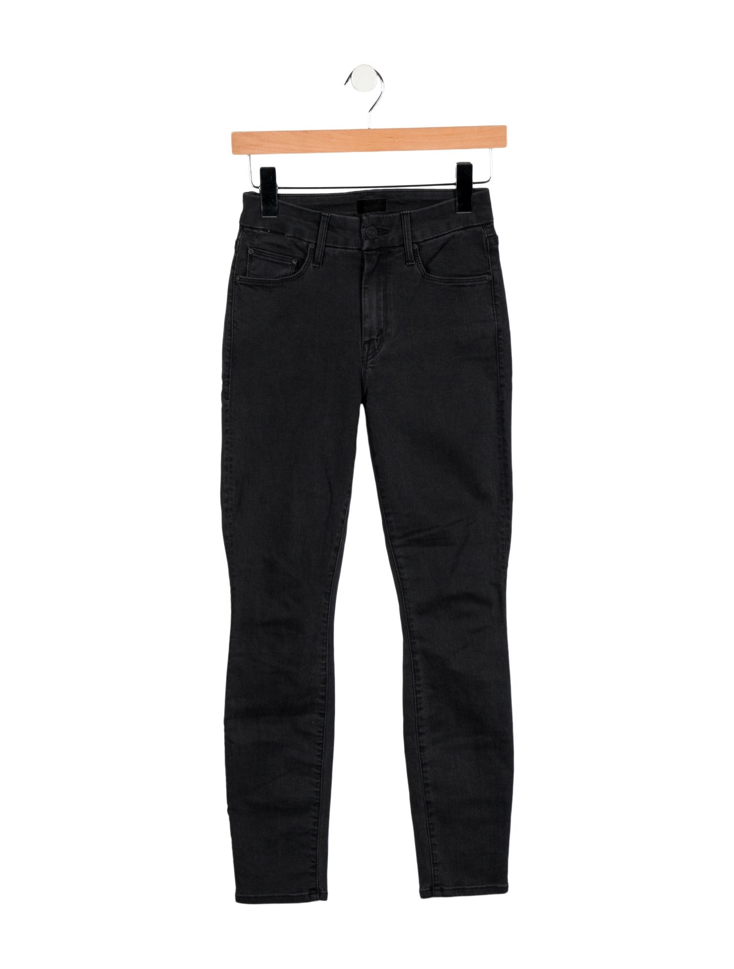 Mother Mid-Rise Skinny Leg Jeans