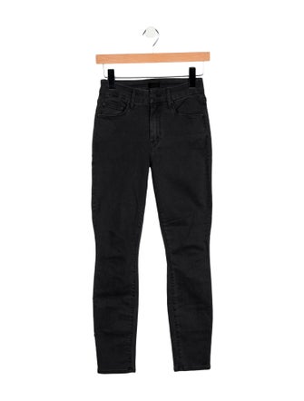 Mother Mid-Rise Skinny Leg Jeans