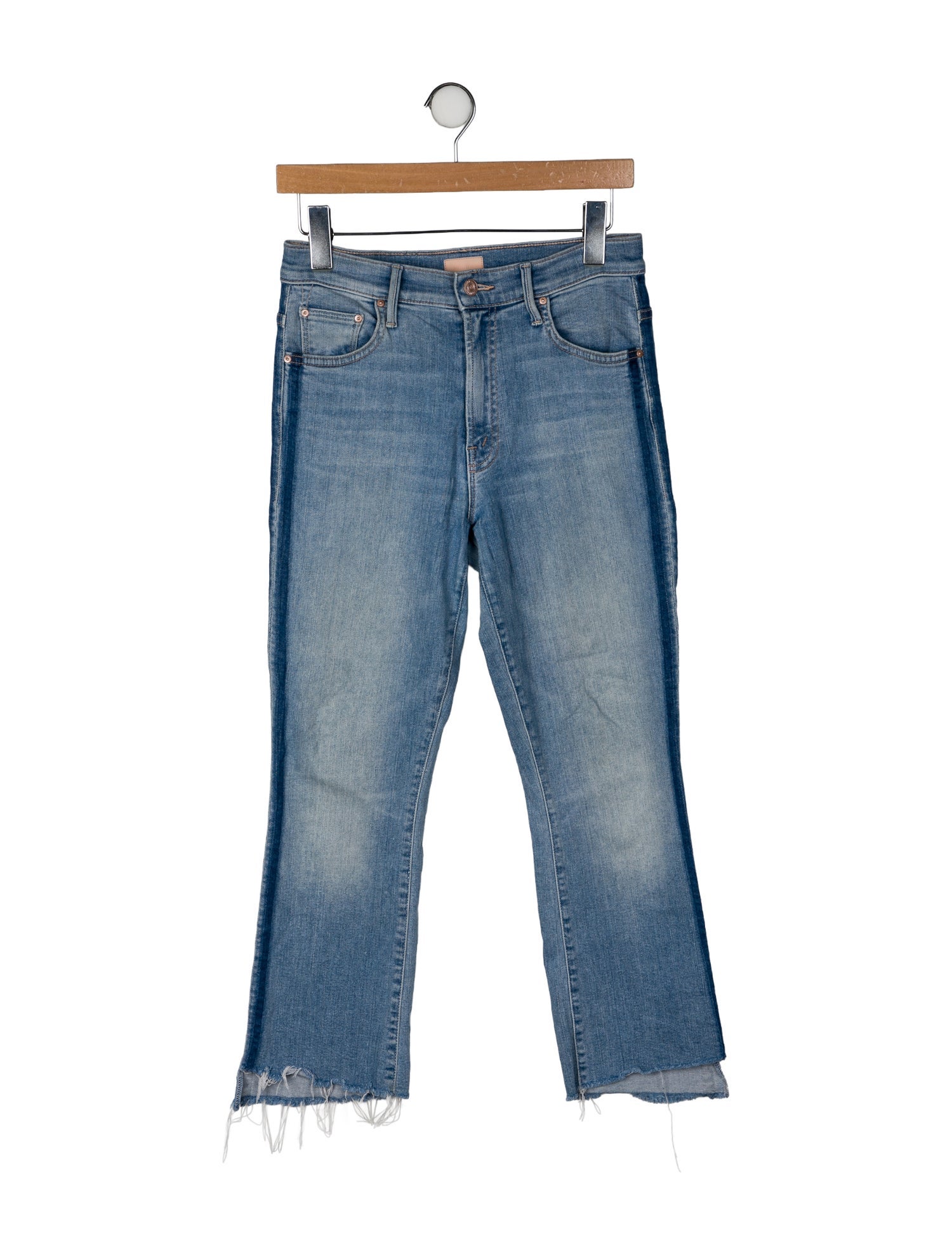 Mother Mid-Rise Straight Leg Jeans