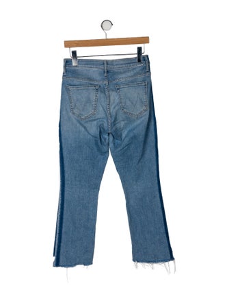 Mother Mid-Rise Straight Leg Jeans