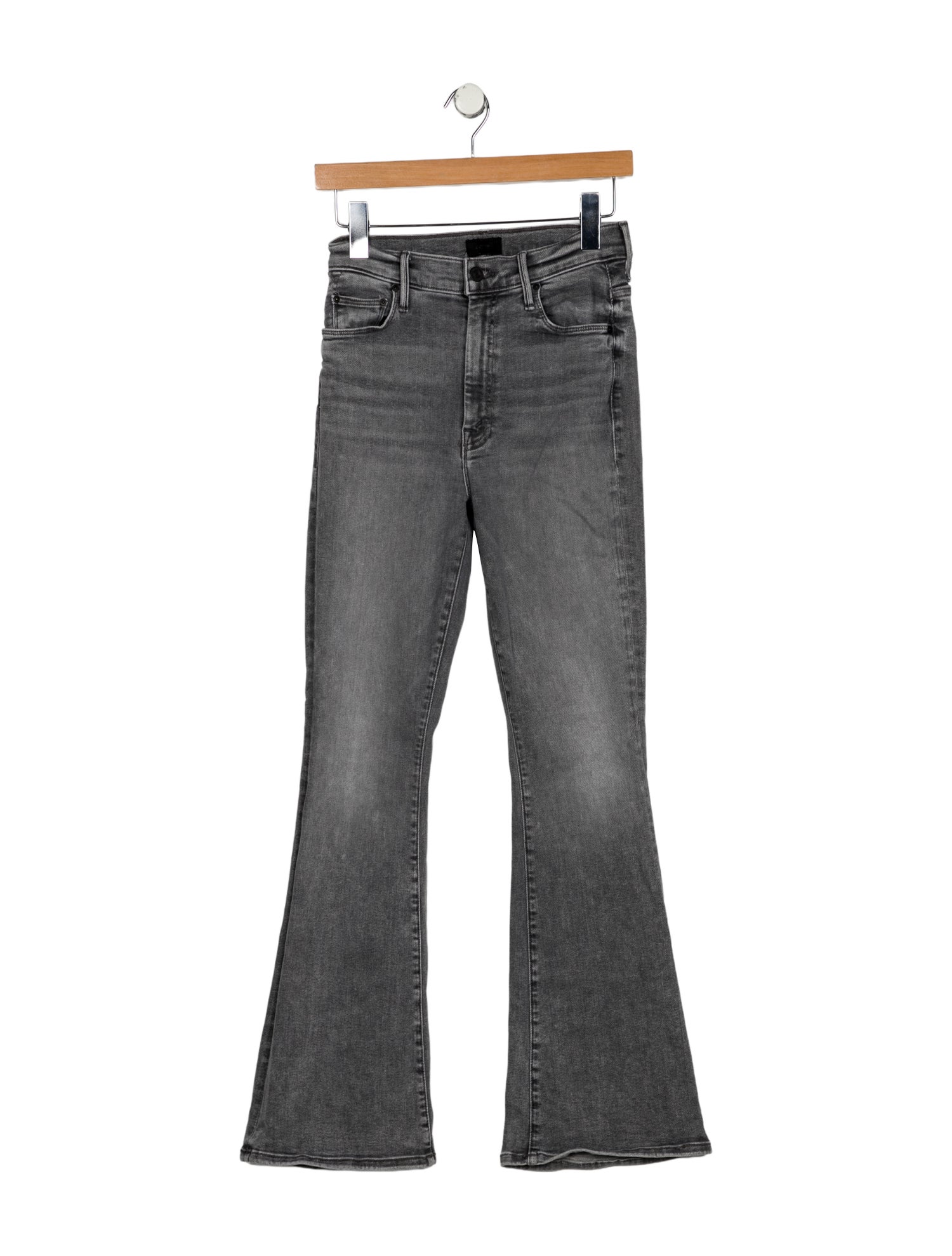 Mother Mid-Rise Wide Leg Jeans