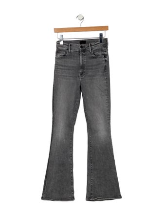 Mother Mid-Rise Wide Leg Jeans