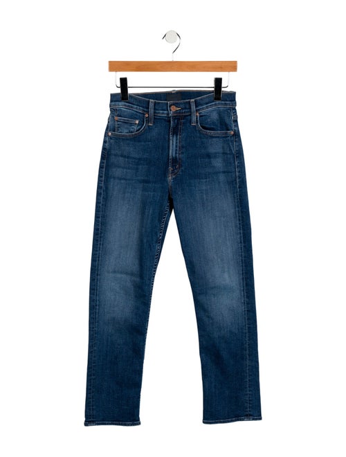 Mother Mid-Rise Straight Leg Jeans