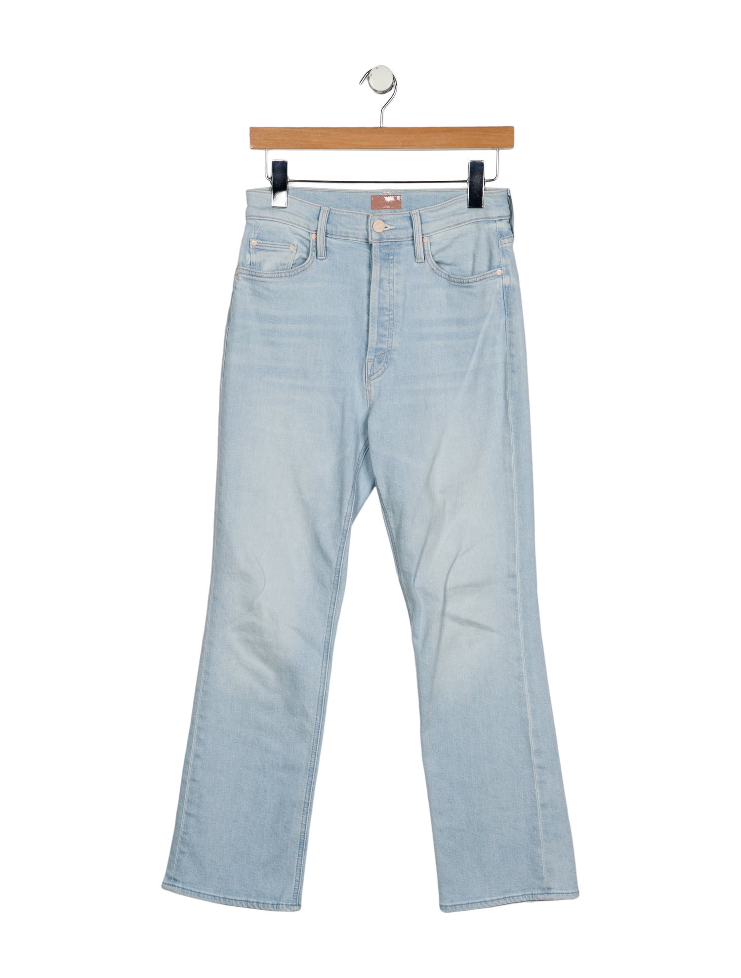 Mother High-Rise Straight Leg Jeans