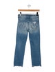 Mother Mid-Rise Straight Leg Jeans