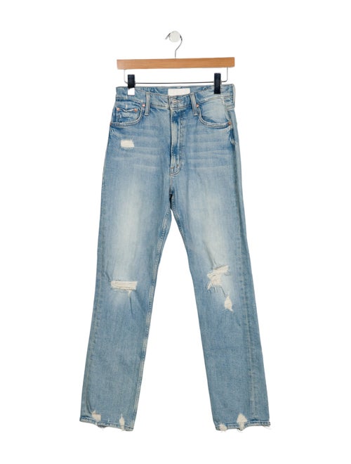 Mother High-Rise Straight Leg Jeans