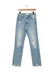 Mother High-Rise Straight Leg Jeans