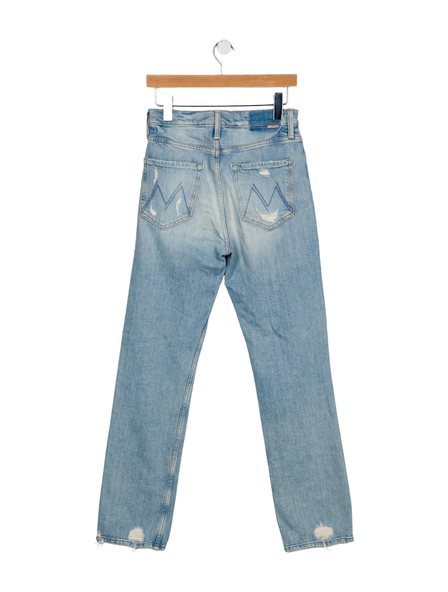 Mother High-Rise Straight Leg Jeans