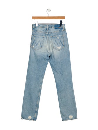 Mother High-Rise Straight Leg Jeans