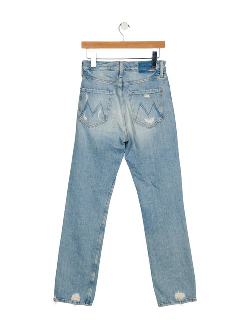 Mother High-Rise Straight Leg Jeans