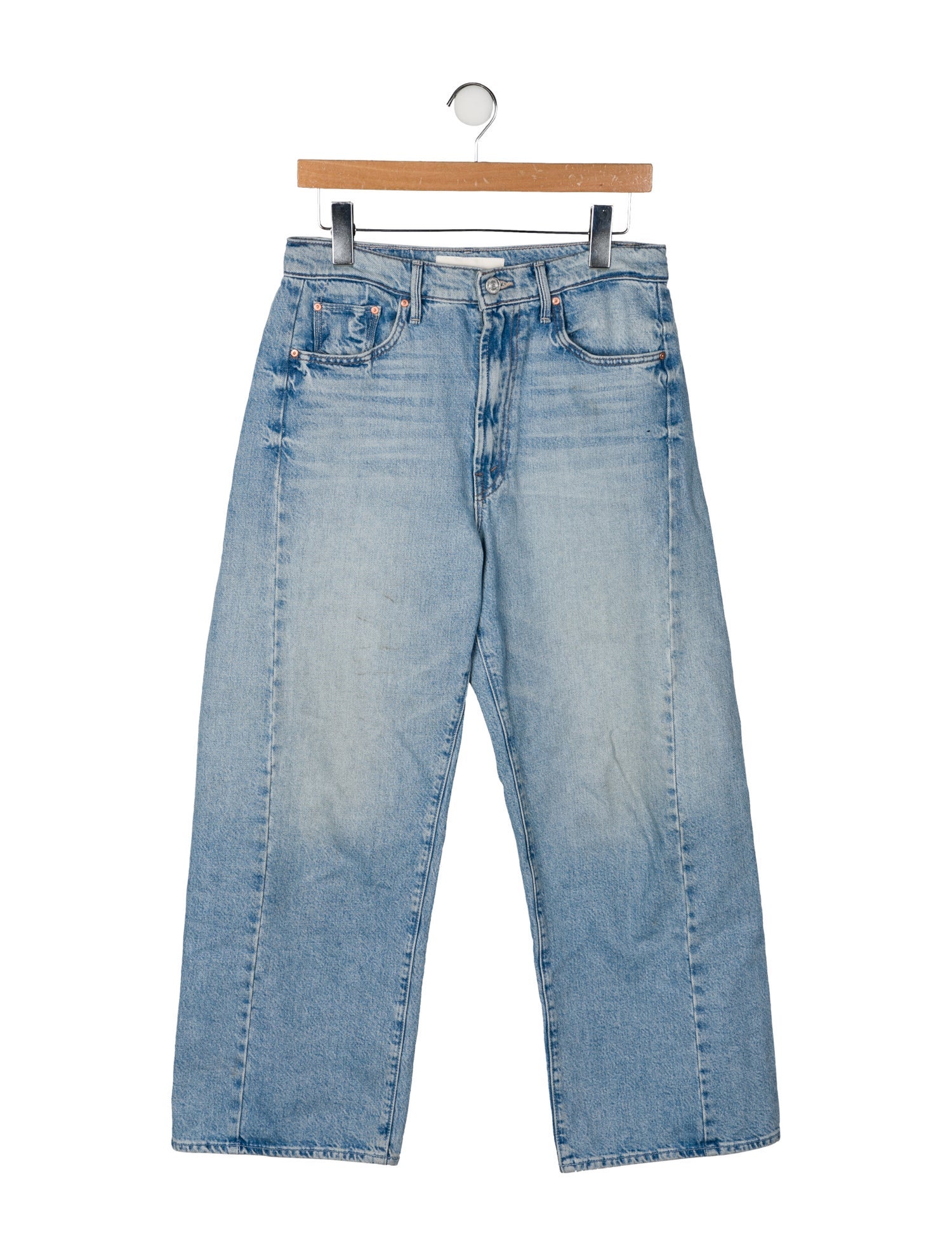 Mother High-Rise Wide Leg Jeans