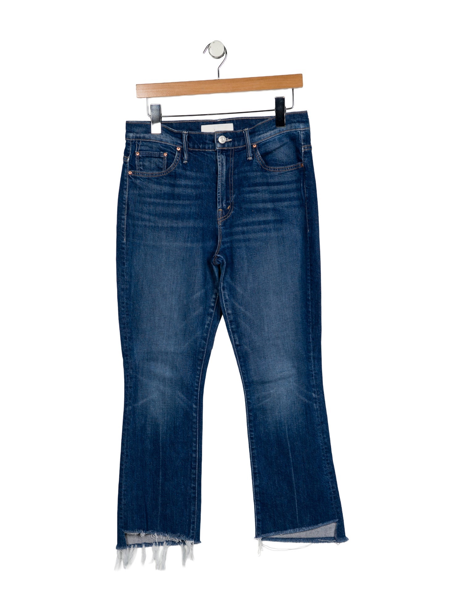 Mother Mid-Rise Straight Leg Jeans