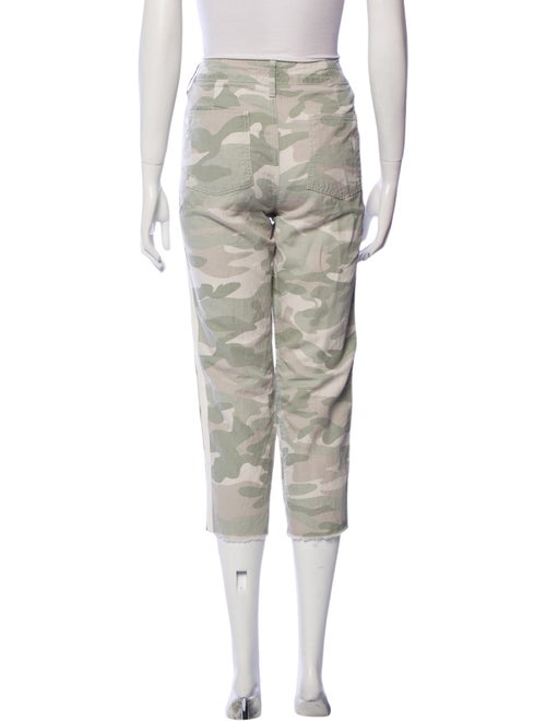 Mother Camouflage Print Straight Leg Pants