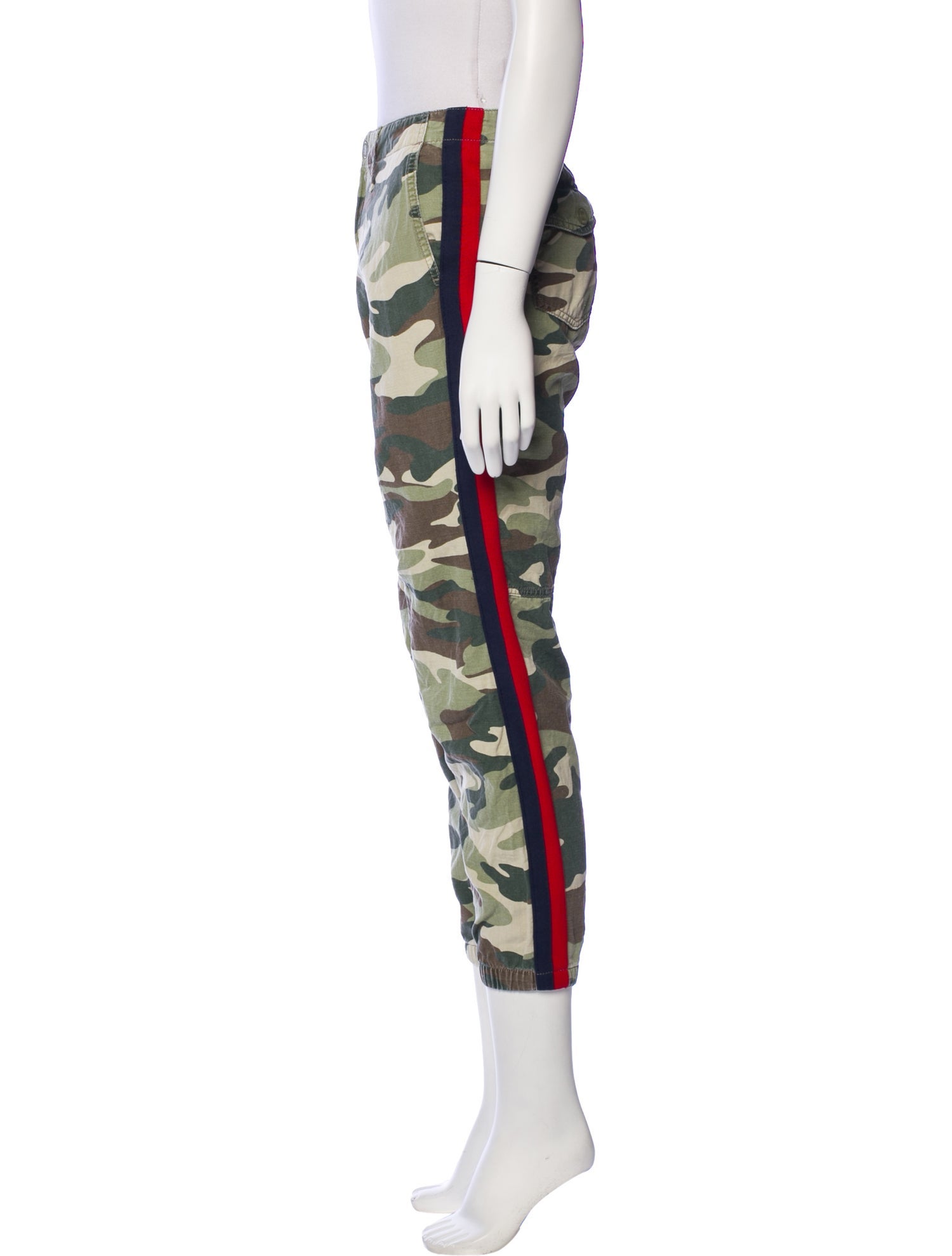 Mother Camouflage Print Skinny Leg Pants