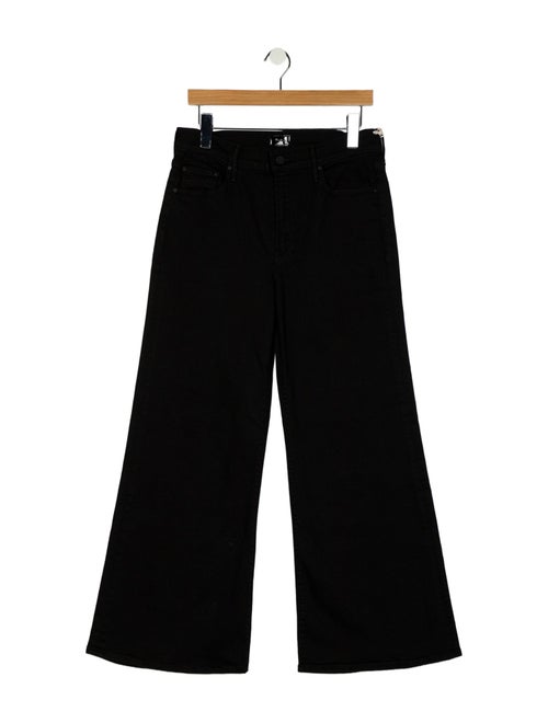 Mother Mid-Rise Wide Leg Jeans