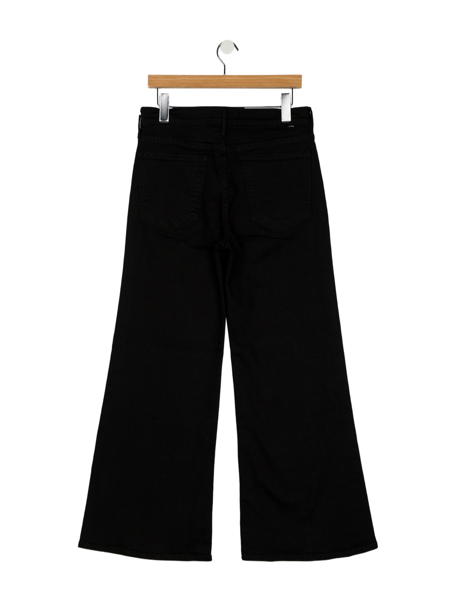 Mother Mid-Rise Wide Leg Jeans